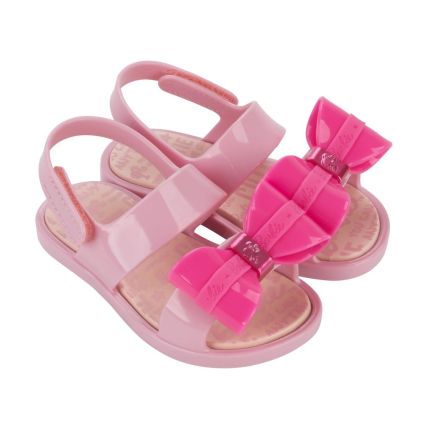 Sandalia Baby Barbie Glam - 23018 - Rosa/rosa Fluor - Atacado