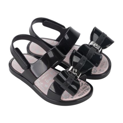 Sandalia Baby Barbie Glam - 23018 - Preto/Rosa - Atacado