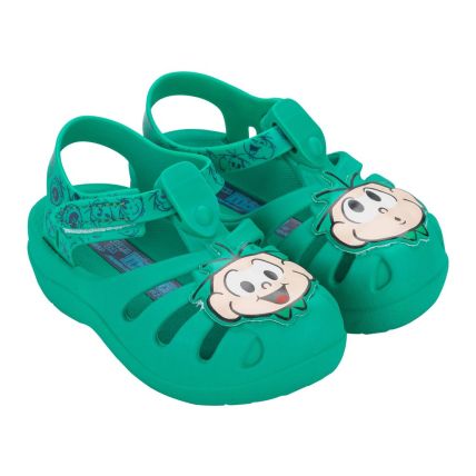 Sandalia Baby Turma Da Monica Gibi - 23019 - Verde - Atacado