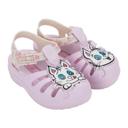 Sandalia Baby Turma Da Monica Gibi - 23019 - Rosa/bege - Atacado