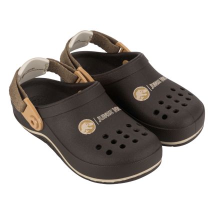 Babuche Infantil Jurassic Kingdom - 23028 - Marrom/bege - Atacado