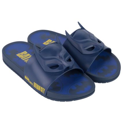 Chinelo Gaspea Infantil Batman Adventure - 23033 - Azul/amarelo - Atacado
