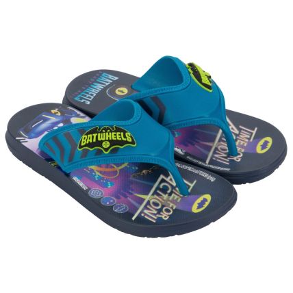 Chinelo Infantil Batwheels Gotham - 23034 - Azul/azul Medio - Atacado