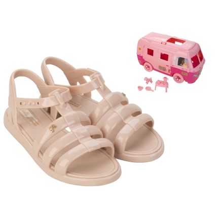 Sandalia Infantil Barbie Road Trip - 23071 - Rosa Claro - Atacado