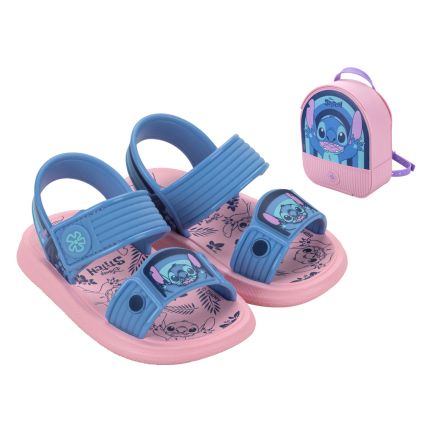 Sandalia Baby Disney Mochila - 23078 - Rosa/azul - Atacado