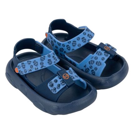 Sandalia Baby Mundo Bita Aventuras - 23086 - Azul/azul - Atacado
