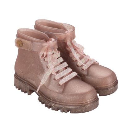 Bota Infantil Barbie Glamour - 23098 - Rosa Glitter - Atacado