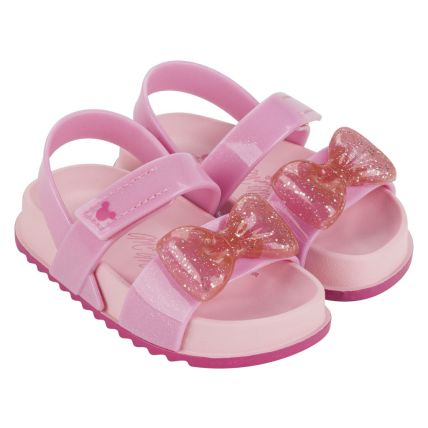 Sandalia Baby Minnie Pop Model - 23104 - Rosa/rosa - Atacado
