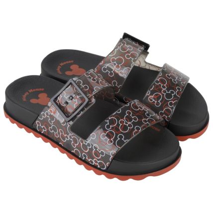 Chinelo Slide Infantil Disney Summer - 23115 - Preto/vermelho - Atacado