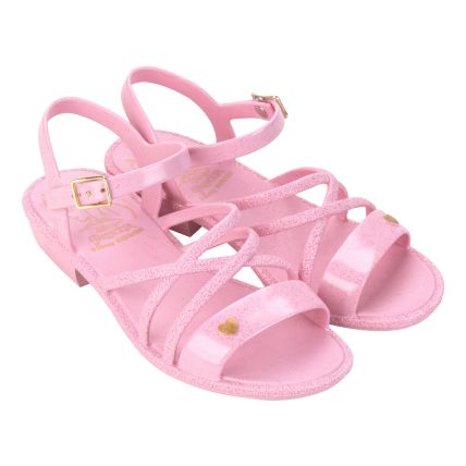 Sandalia Infantil Disney Princess Sand Inf - 23128 - Rosa Medio - Atacado