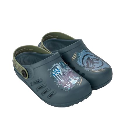 Babuche Infantil Jurassic Bite - 23149 - Azul/verde - Atacado