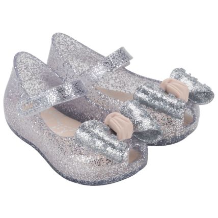 Sapatilha Baby Barbie Jelly - 23154 - Vidro Glitter/rosa - Atacado
