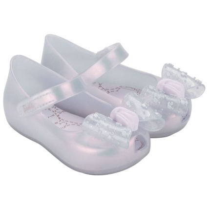 Sapatilha Baby Barbie Jelly - 23154 - Bronze Perolado/rosa - Atacado