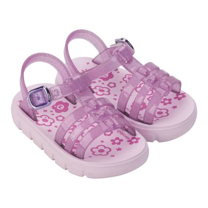 Sandalia Baby Barbie Land Mini - 23158 - Rosa/lilas - Atacado