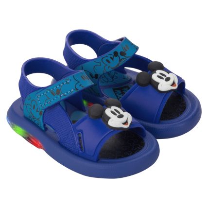 Sandalia Baby Disney Led -23159 - Terroso Escuro Metalizado - Atacado