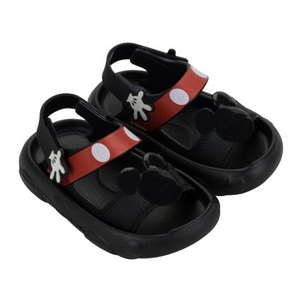 Sandalia Baby Disney Bubble - 23171 - Preto/vermelho - Atacado