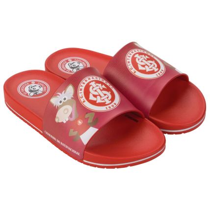 Chinelo Infantil Slide Cavalinhos Do Fantastico - 23187 - Vermelho/vermelho - Atacado