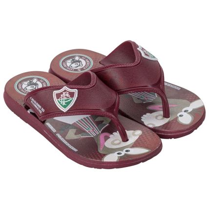 Chinelo De Dedo Infantil Cavalinhos Do Fantastico - 23188 - Bordo/bordo - Atacado