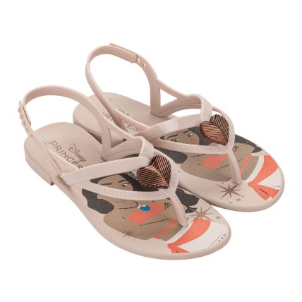Sandalia Infantil Disney Lady Ii - 23240 - Rosa/marrom - Atacado