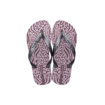 Chinelo Feminino Ipanema Happy - 25279 - Lilas/prata - Atacado