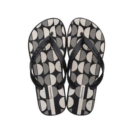 Chinelo Feminino Ipanema Happy - 25279 - Preto/bege - Atacado