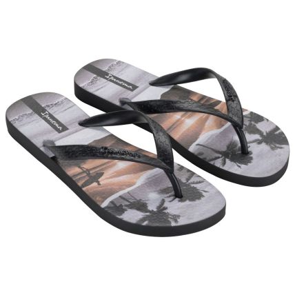 Chinelo Masculino Ipanema Urbana - 25373 - Preto/preto/laranja - Atacado