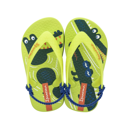 Chinelo Ipanema Baby - 25431 - Verde/verde/azul - Atacado