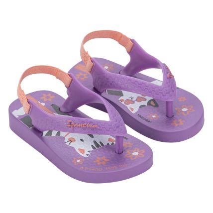 Chinelo Baby Ipanema - 25431 - Lilas/lilas/rosa - Atacado