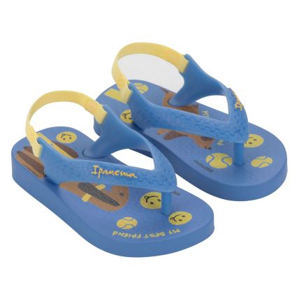 Chinelo Baby Ipanema - 25431 - Azul/azul/amarelo - Atacado