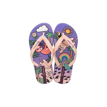 Chinelo Infantil Ipanema Temas - 25479 - Lilas/bege - Atacado