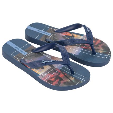 Chinelo Infantil Ipanema Temas - 25479 - Azul/azul/vermelho - Atacado