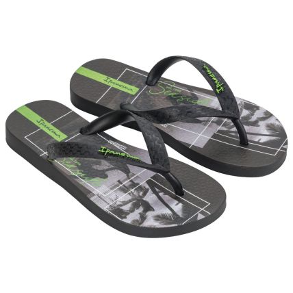 Chinelo Infantil Ipanema Temas - 25479 - Preto/preto/verde - Atacado