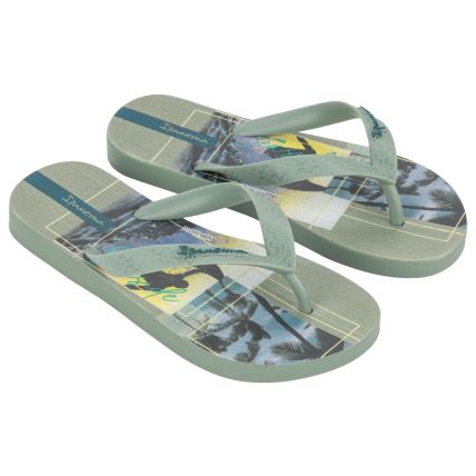 Chinelo Infantil Ipanema Temas - 25479 - Verde/verde/azul - Atacado