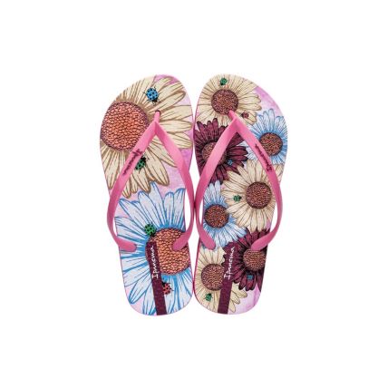 Chinelo Feminino Ipanema Sem Igual - 25483 - Rosa/rosa/amarelo (Ab219) - Atacado