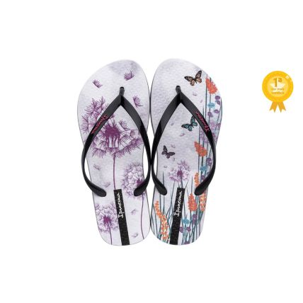 Chinelo Feminino Ipanema Sem Igual - 25483 - Cinza/preto/rosa - Atacado