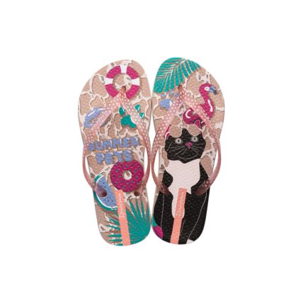 Chinelo Feminino Ipanema Sem Igual - 25483 - Bege/laranja Transparente - Atacado