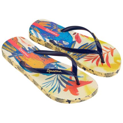 Chinelo Feminino Ipanema Sem Igual - 25483 - Amarelo/Azul/Laranja - Atacado