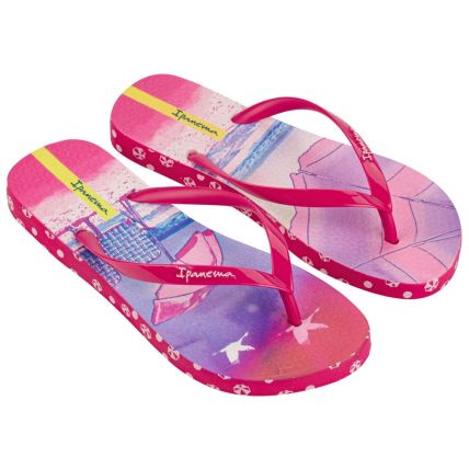 Chinelo Feminino Ipanema Sem Igual - 25483 - Rosa/Rosa/Amarelo - Atacado