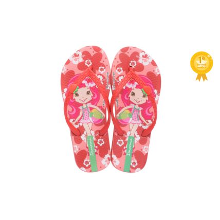 Chinelo Feminino Ipanema Moranguinho Bubble Iv - 25510 - Rosa/vermelho - Atacado
