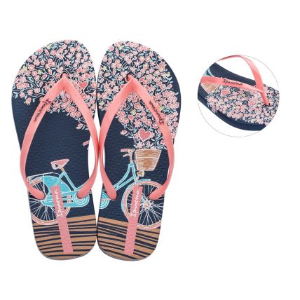 Chinelo Feminino Ipanema Mari - 25601 - Azul/rosa - Atacado