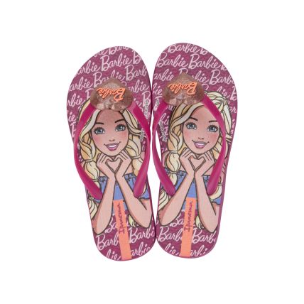 Chinelo Infantil Ipanema Barbie Style - 25729 - Rosa/amarelo - Atacado