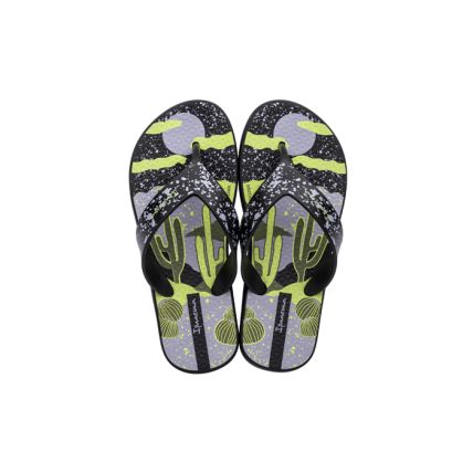 Chinelo Infantil Ipanema Deck - 25759 - Preto/preto/cinza - Atacado