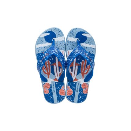 Chinelo Infantil Ipanema Deck - 25759 - Azul Claro/azul - Atacado