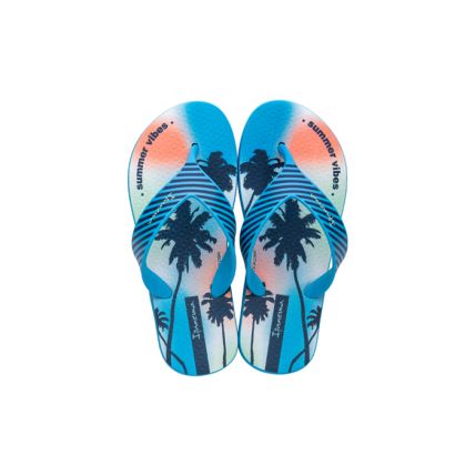 Chinelo Infantil Ipanema Deck - 25759 - Azul/azul - Atacado