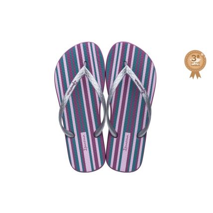 Chinelo Feminino Ipanema Temas V - 25868 - Lilas/prata/rosa - Atacado