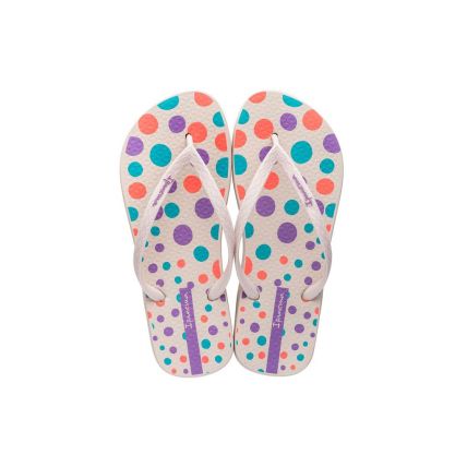Chinelo Feminino Ipanema Temas V - 25868 - Bege Poa - Atacado