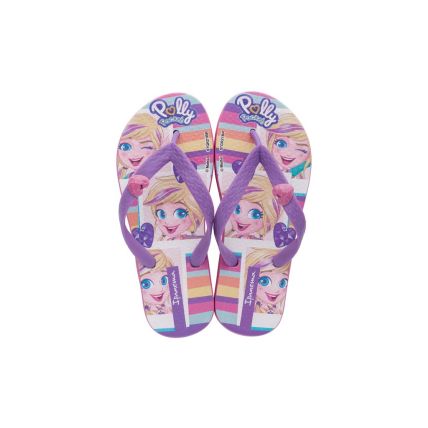 Chinelo Infantil Ipanema Polly E Max Steel - 26048 - Rosa/lilas/amarelo - Atacado