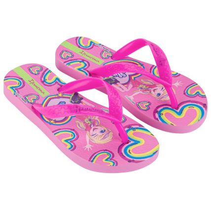 Chinelo Feminino Ipanema Polly E Max Steel - 26048 - Rosa/amarelo - Atacado