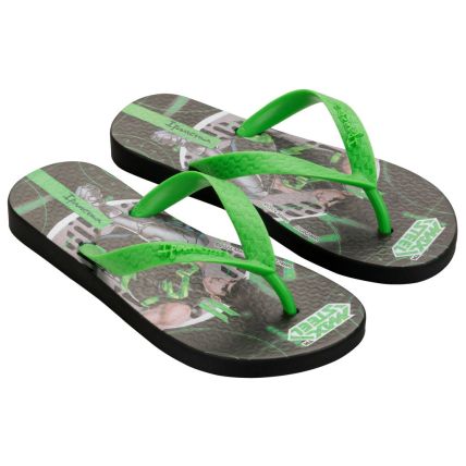 Chinelo Infantil Ipanema Polly E Max Steel - 26048 - Preto/verde - Atacado