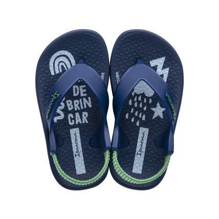 Chinelo Baby Ipanema Anatomica Soft - 26121 - Azul/verde/azul - Atacado